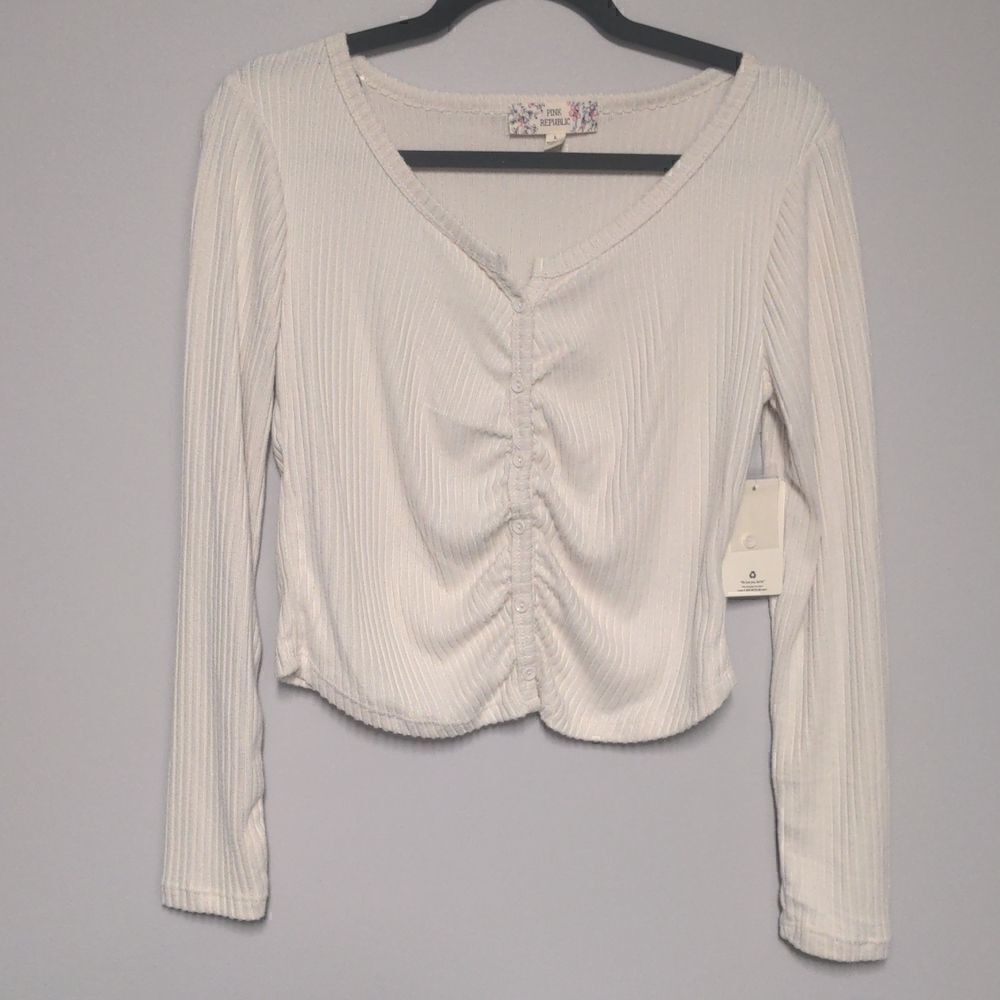 NWT Pink Republic Long Sleeve Blouse